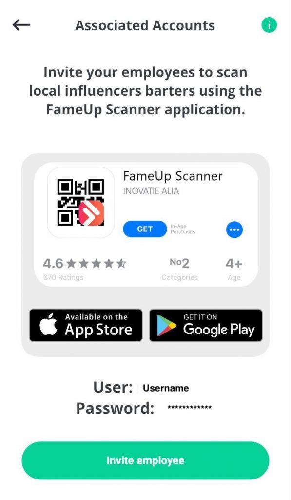 How to Handle the QR Code for Go-to-Location Barters - FameUp FameUp - Image from iOS 597x1024 1