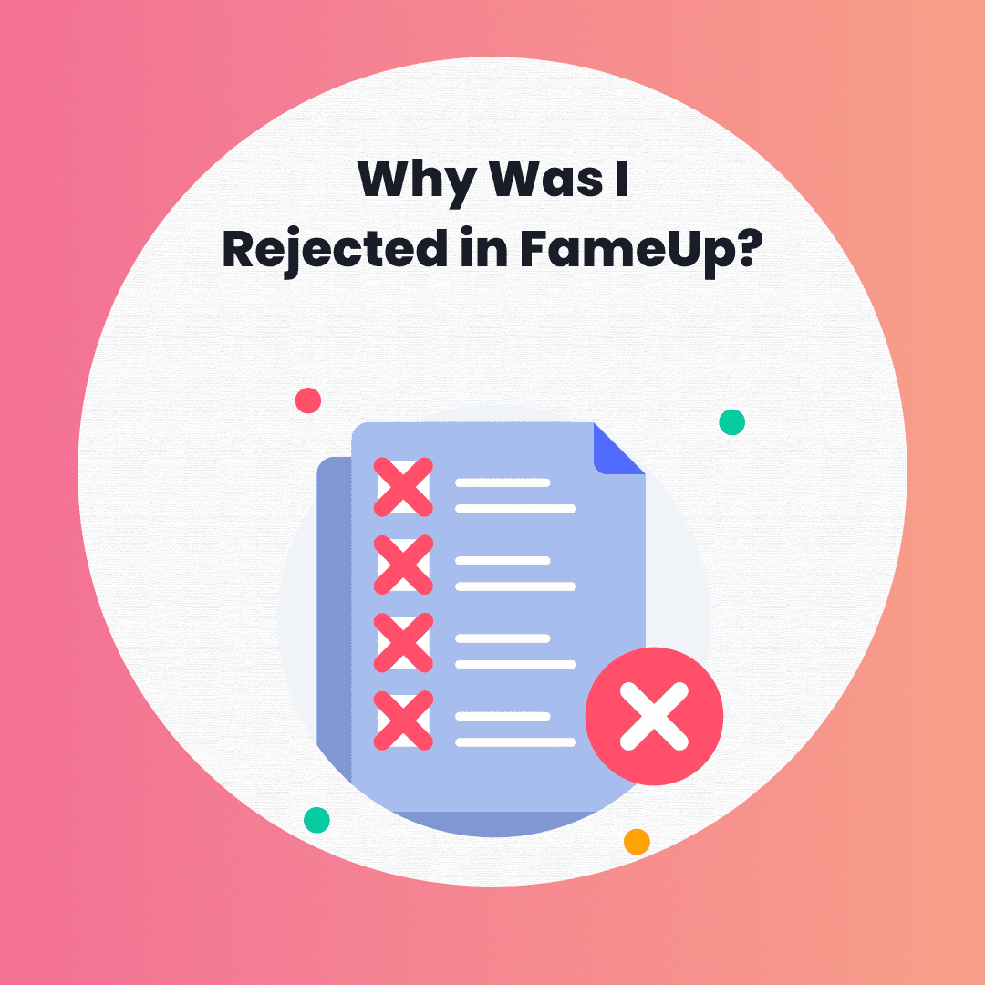 FameUp - Articol 29 martie rejected